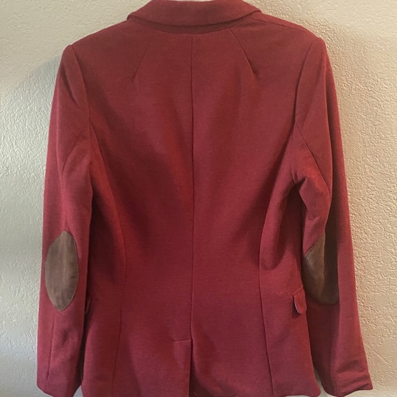 H&M Women's Bold Red Suit Jacket size 12 - Picture 6 of 8